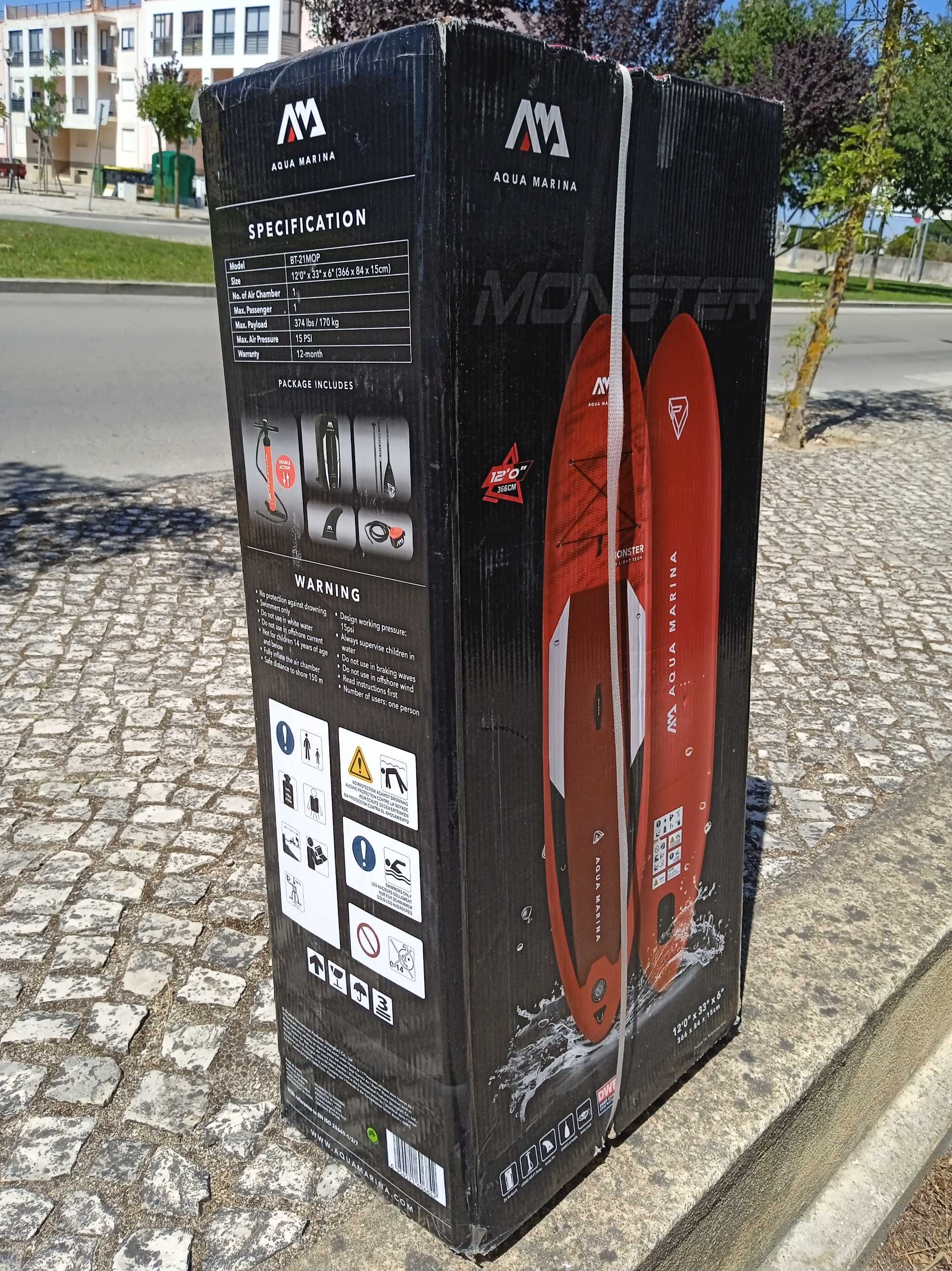 STAND UP PADDLE na Caixa, a estrear! Aqua Marina Monster!