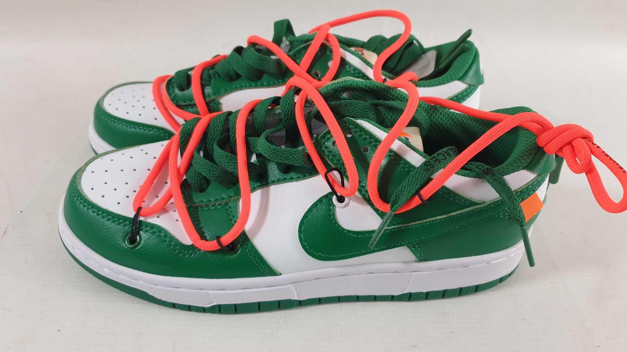 Nike buty męskie sportowe Nike Dunk Low 'GREEN-WHITE' SNEAKERSY ro 39