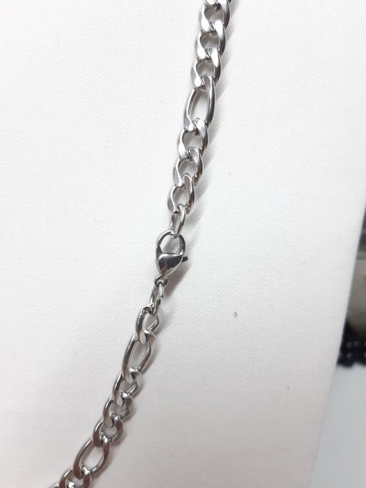 Colar homem em aço inoxidável 60cmX6mm