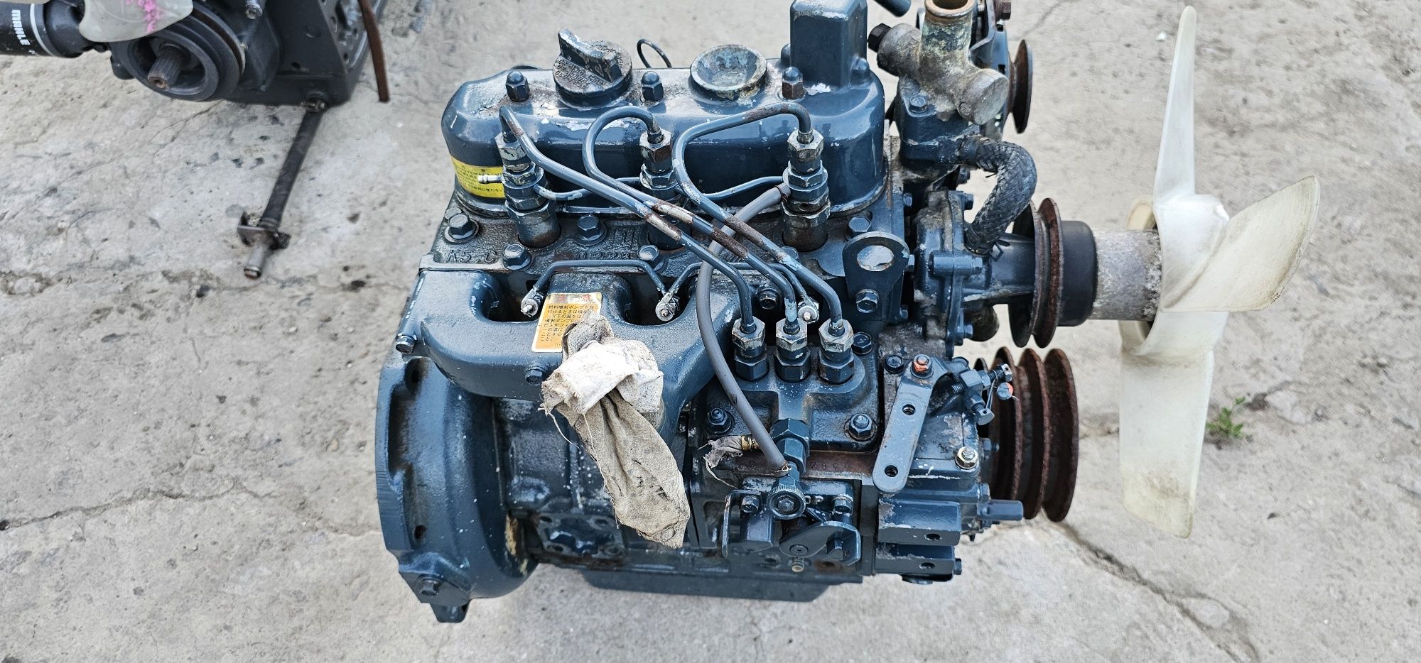 Японський б/у Двигун Мотор KubotaD1402 Yanmar Hinomto Повне розбирання