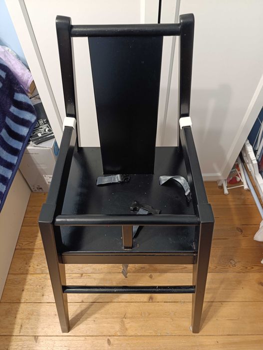 Krzesełko do karmienia drewniane Ikea