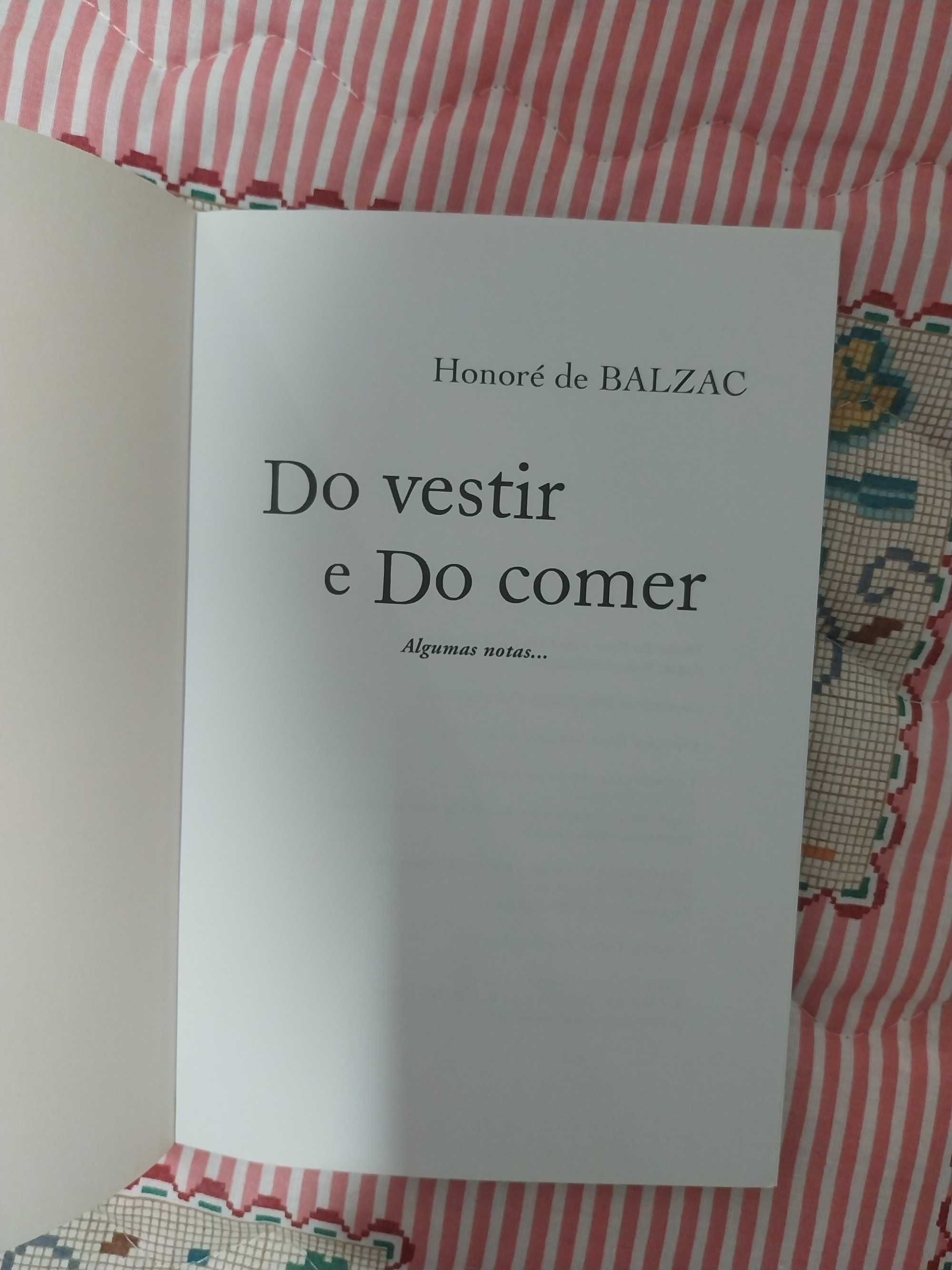 Livro – Do vestir e do comer – algumas notas