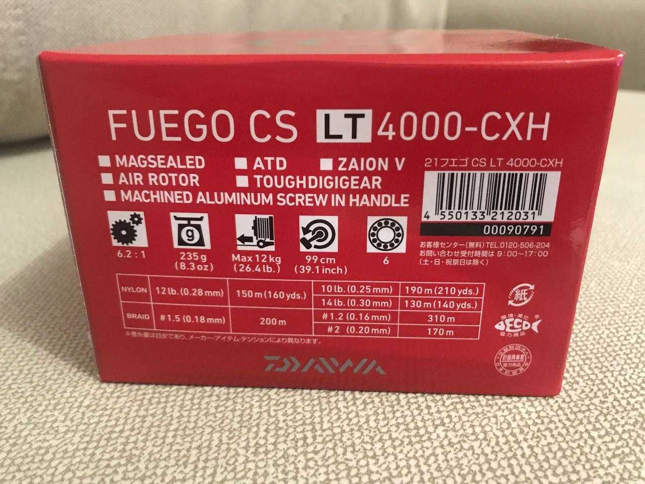 Катушка Daiwa Fuego CS LT 4000-CXH / 5000-CXH / 6000-H