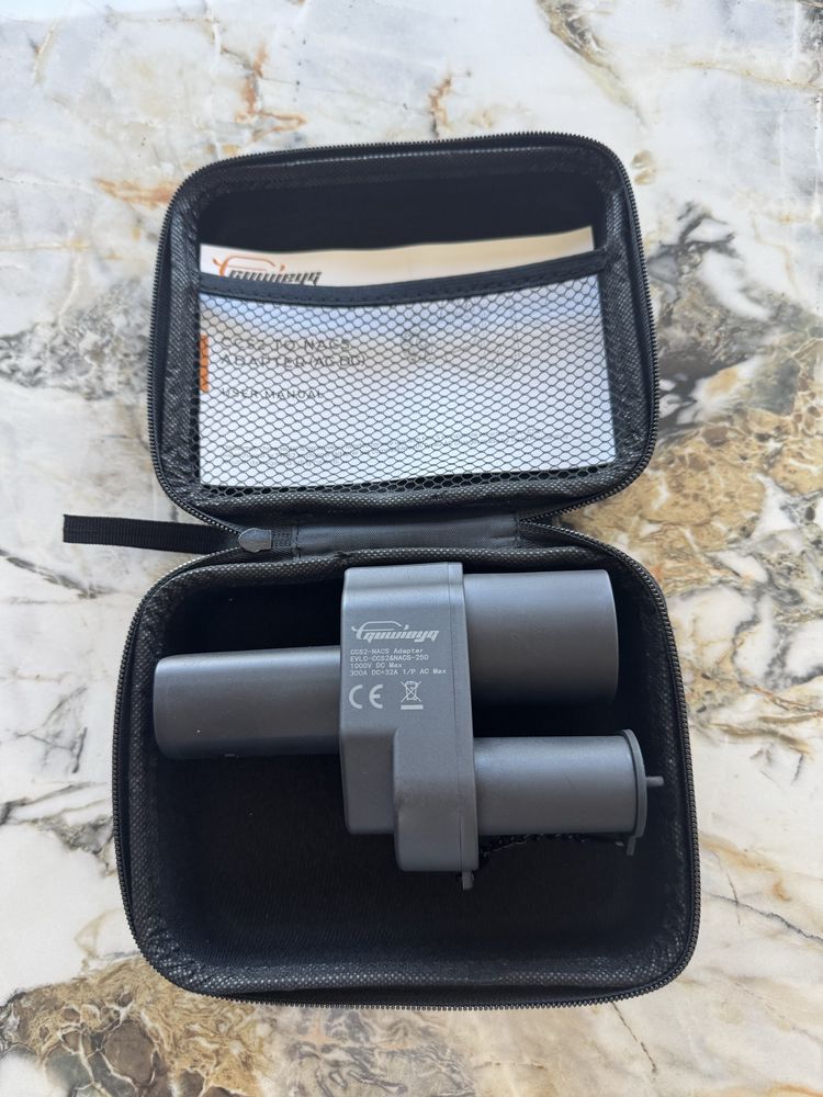 Перехідник адаптер зарядка Tesla US - CCS2 TYPE2 combo2, AC DC GUWIEYG