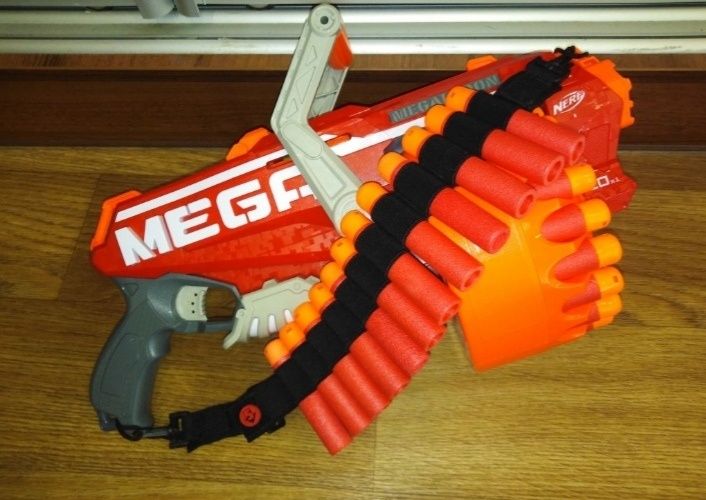 NERF MEGA пули, патронташ