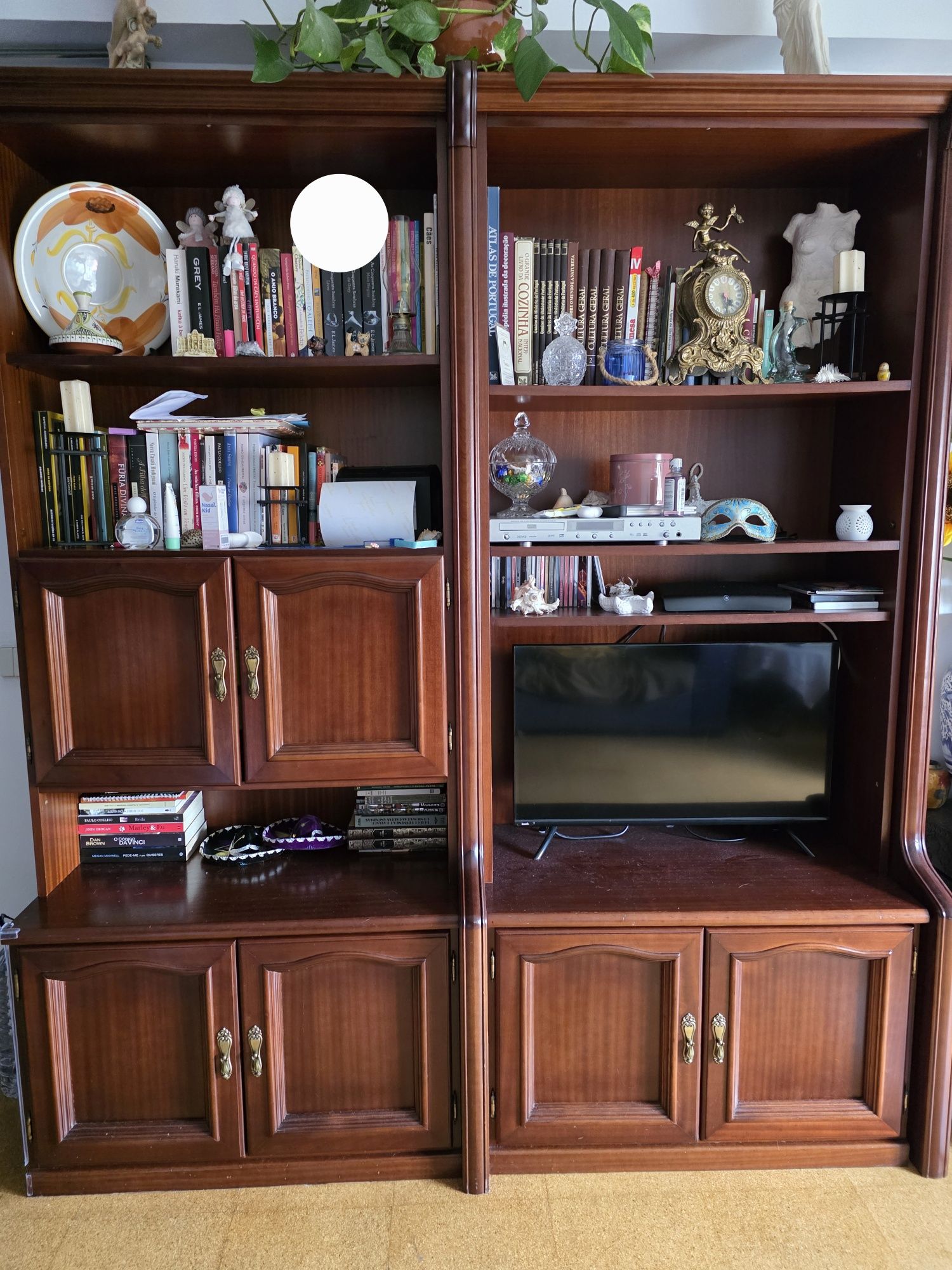 Vendo Móvel de Sala de Madeira Maciça
