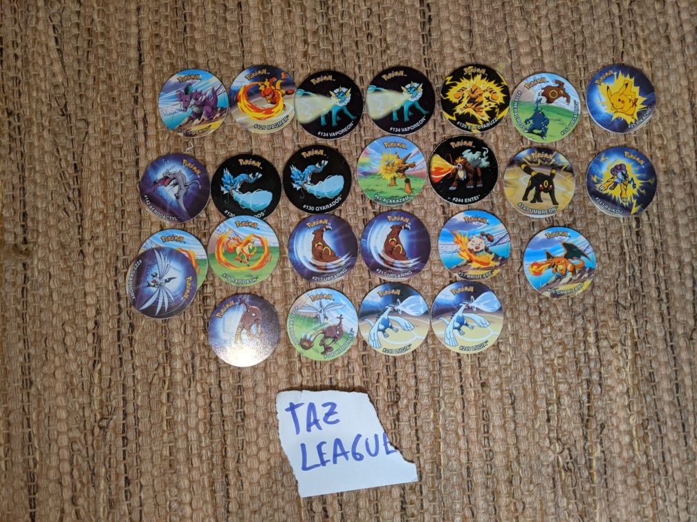 tazos pokemon matutano