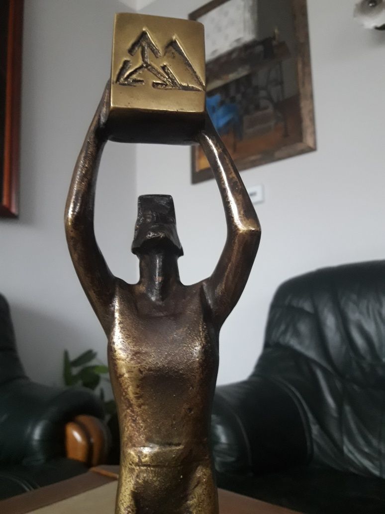 Statuetka z brązu/ mosiądzu Mclane Polska