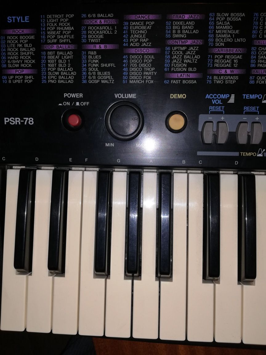 Keyboard Yamaha PSR-78