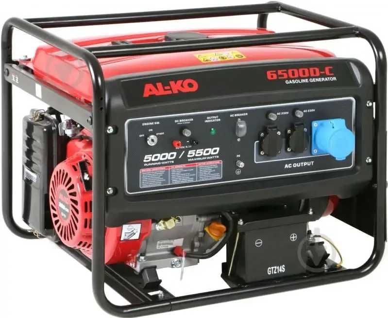 Генератор AL-KO 5 кВт/5,5 кВт 220 В 6500 D-C бензин(уценка)