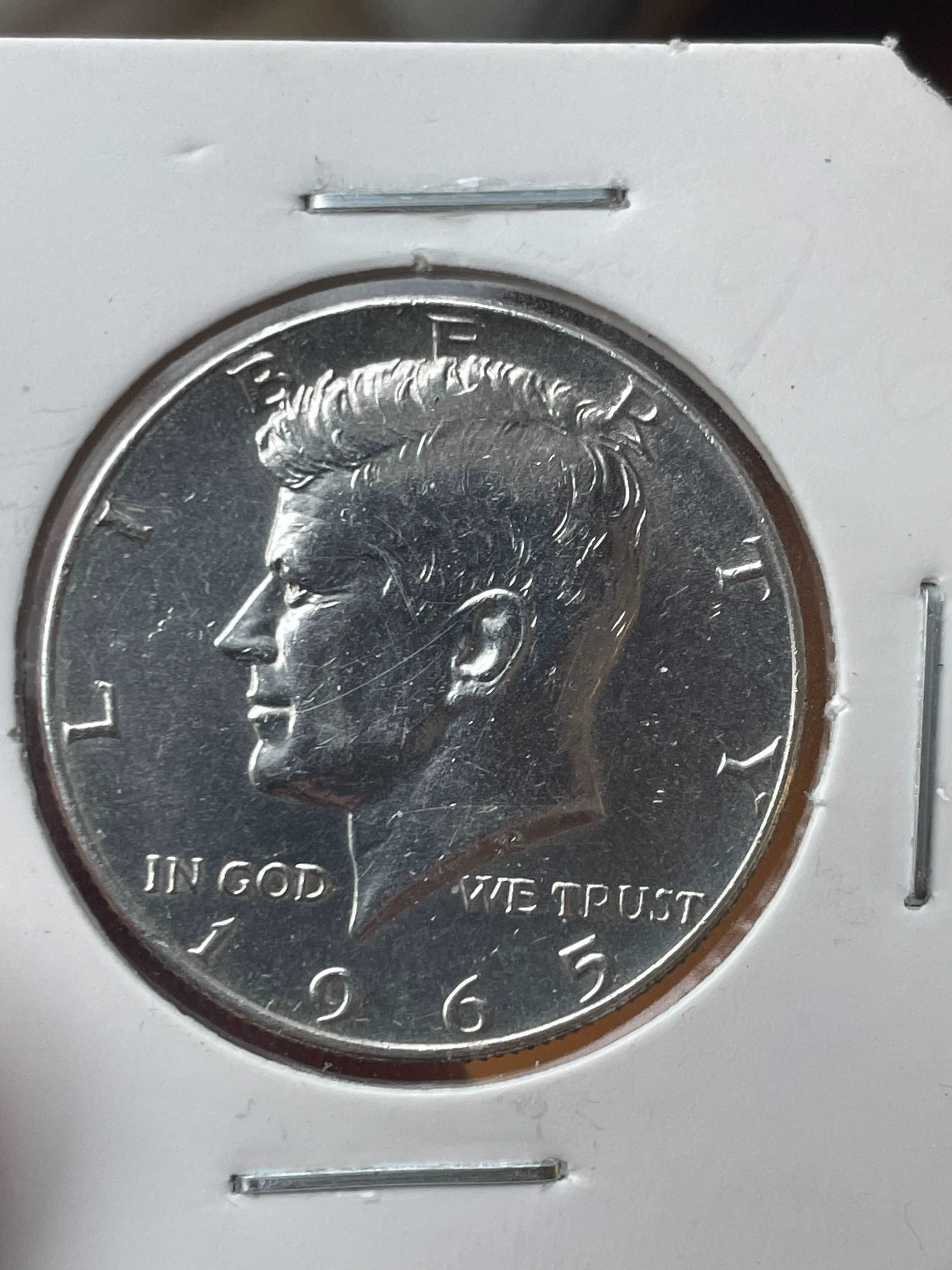 moeda em prata 1965 EUA