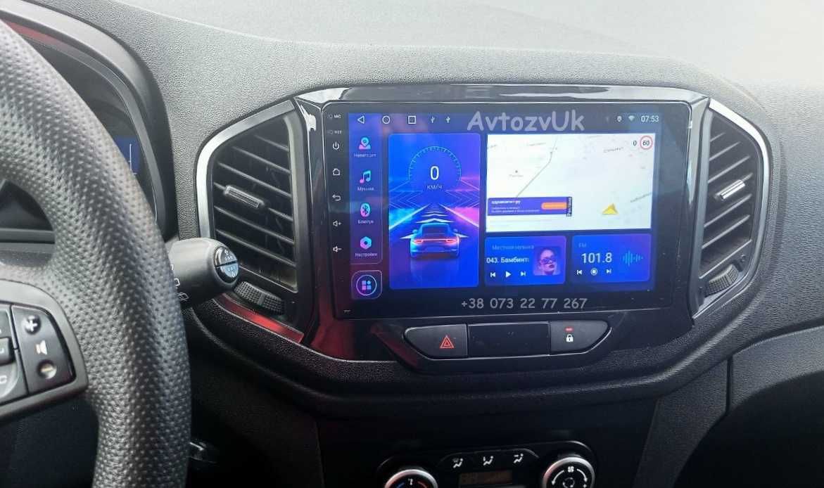 Магнитола PRIORA Lada VAZ VESTA XRAY GRANTA UAZ patriot gps Android 13