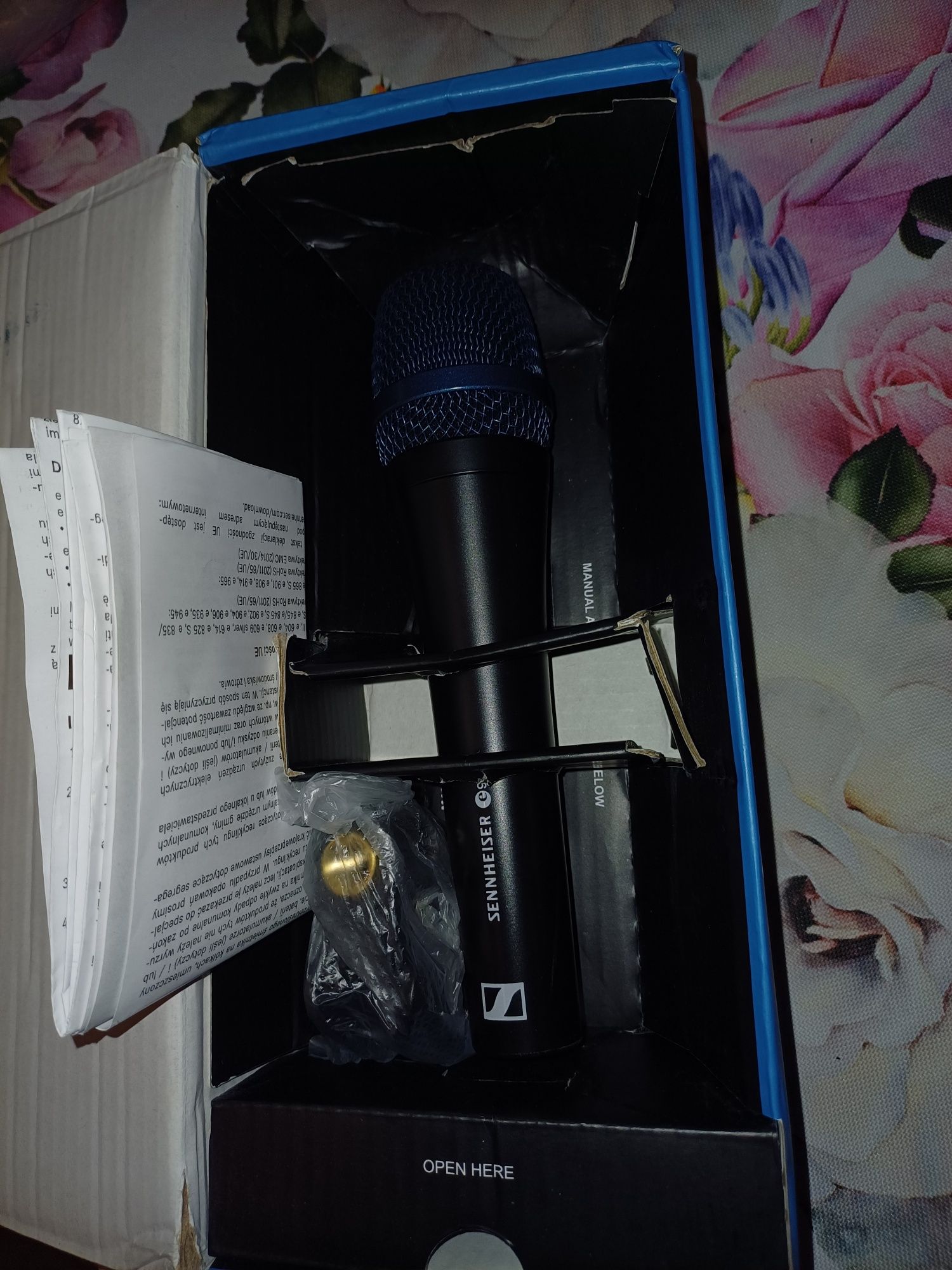 Mikrofon wokalny dynamiczny  Sennheiser E 945.