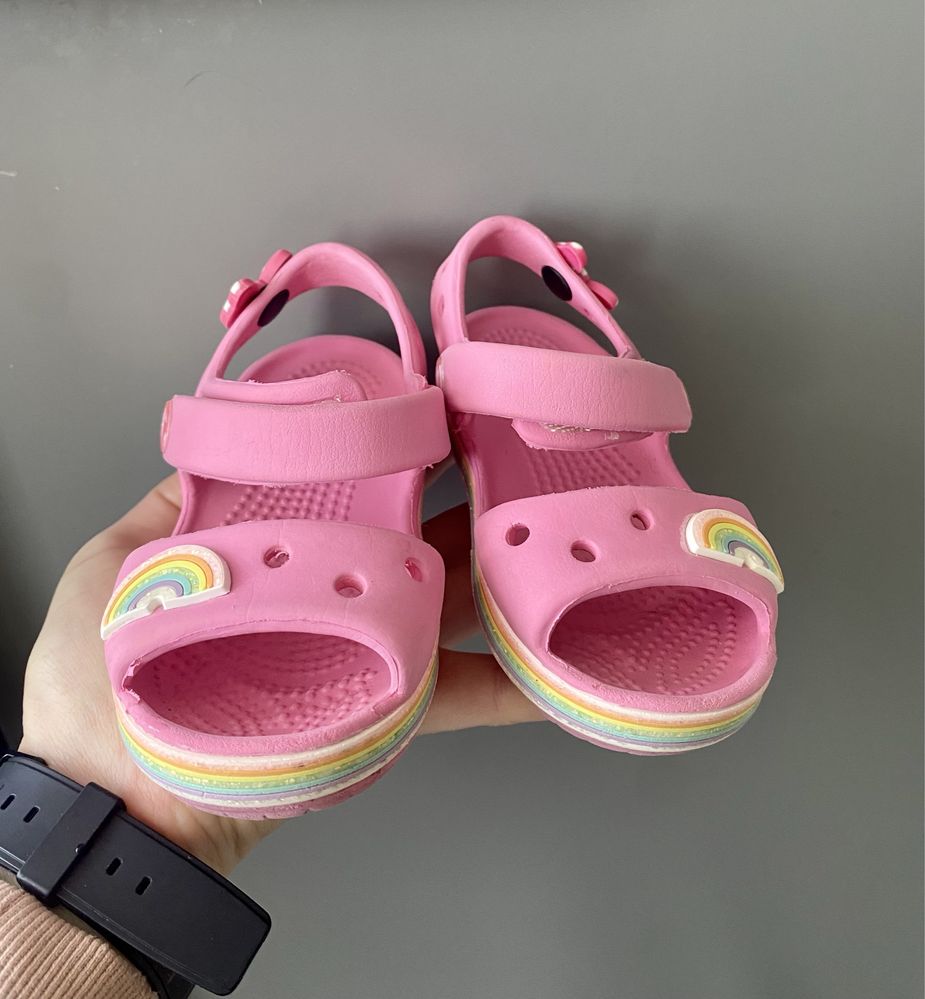 Crocs c6 босоніжки 21 розмір босоножки 13 см сандали крокс c 6  13 см