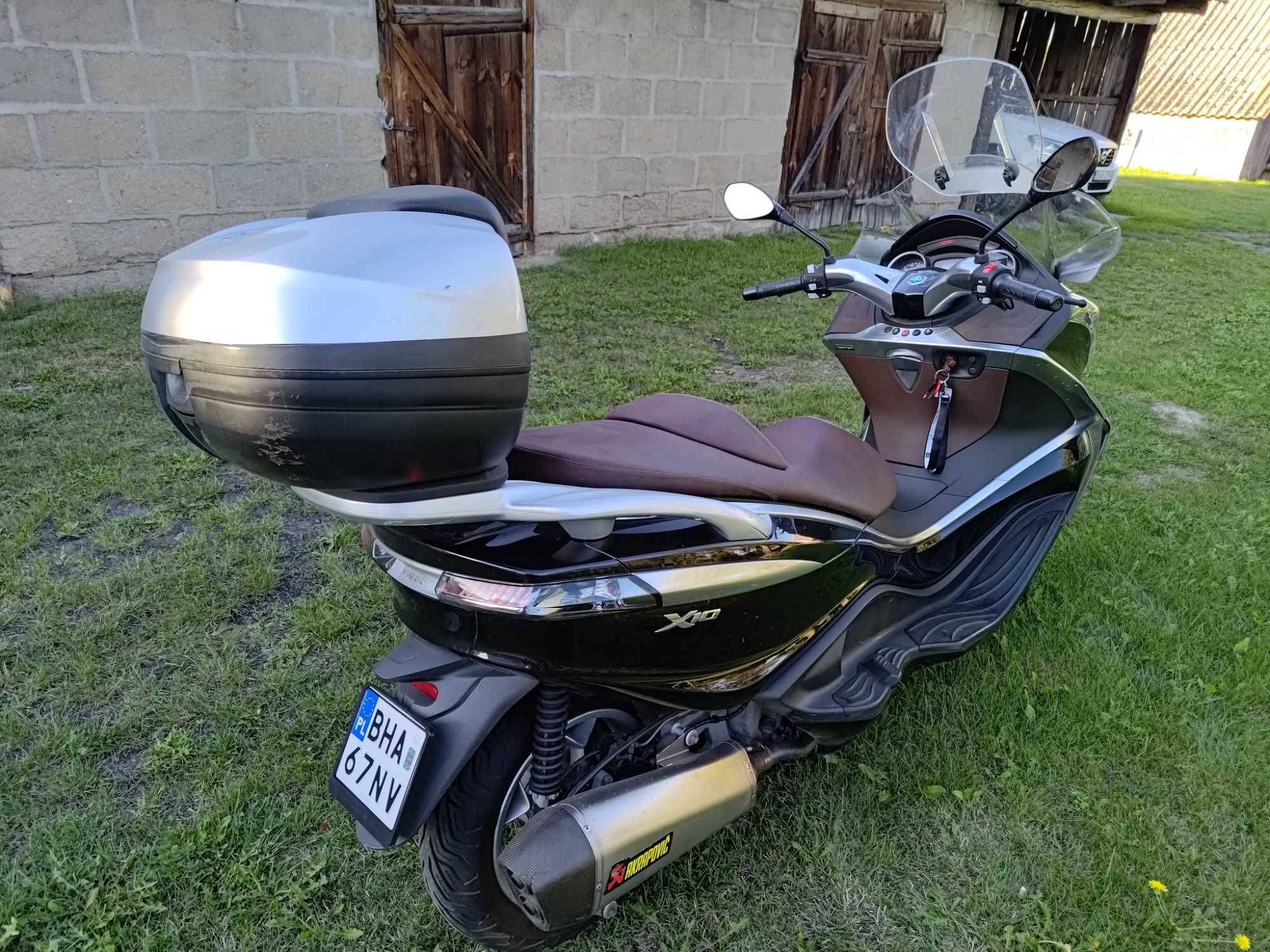 Piaggio X10 350cm3 LED ABS Akrapovic Stan Bardzo Dobry Prywatnie **