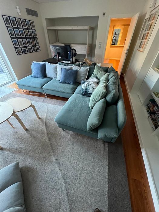 Sofá de Canto 4 lugares com lado aberto