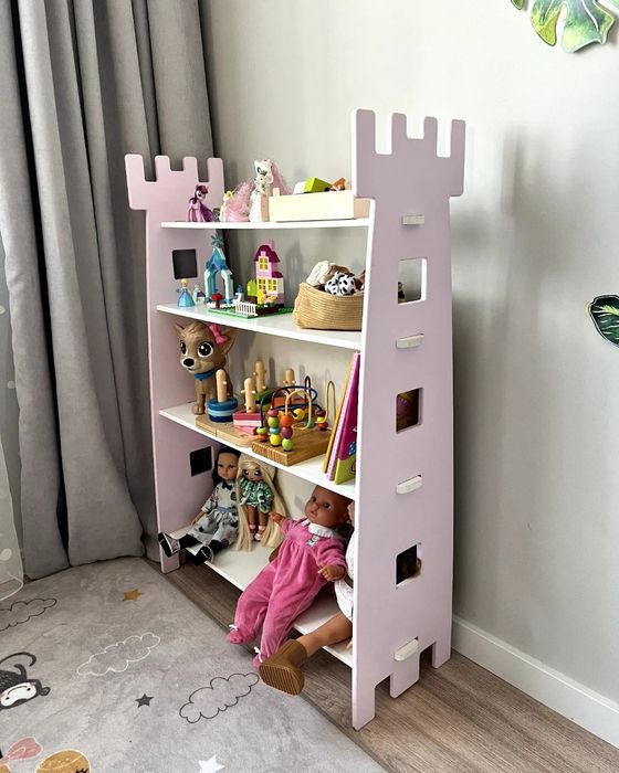 Дитяча поличка для іграшок стелаж для іграшок будинок для іграшок