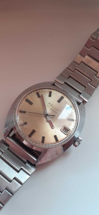 Zegarek na bransoletce POLJOT 17 JEWELS antyk.