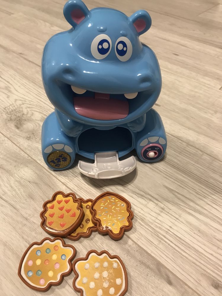Hipopotam ciasteczkowy  interaktywna zabawka