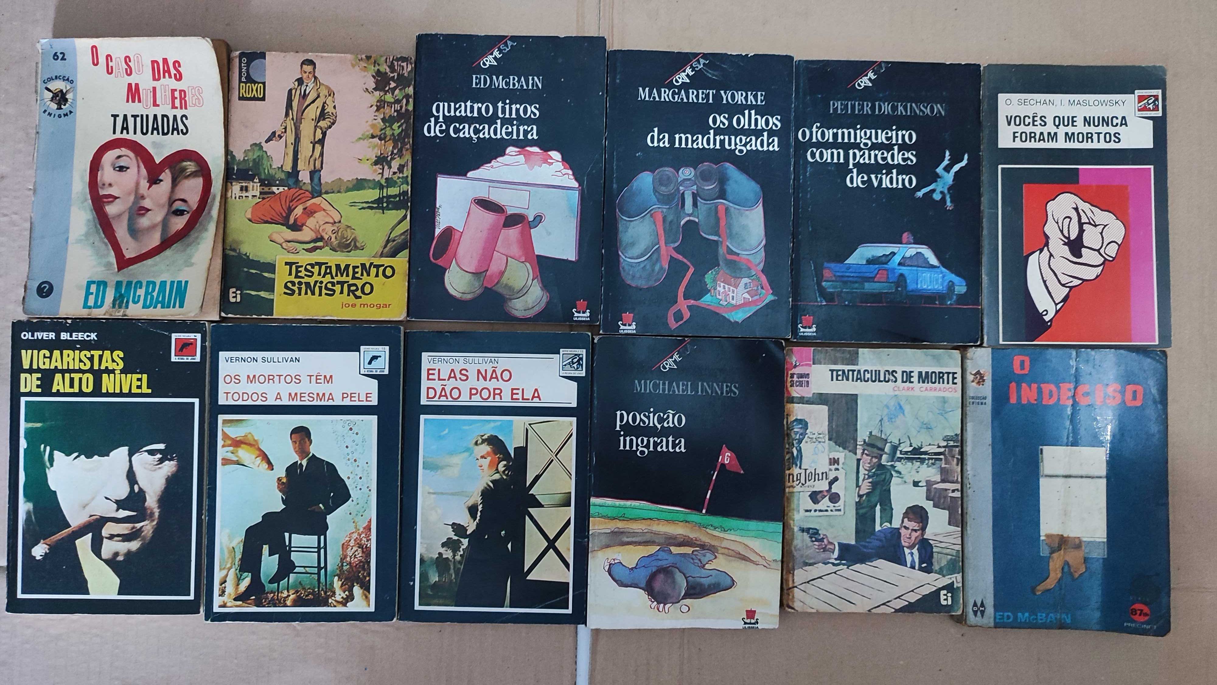 Lote 84 livros Policial e Espionagem