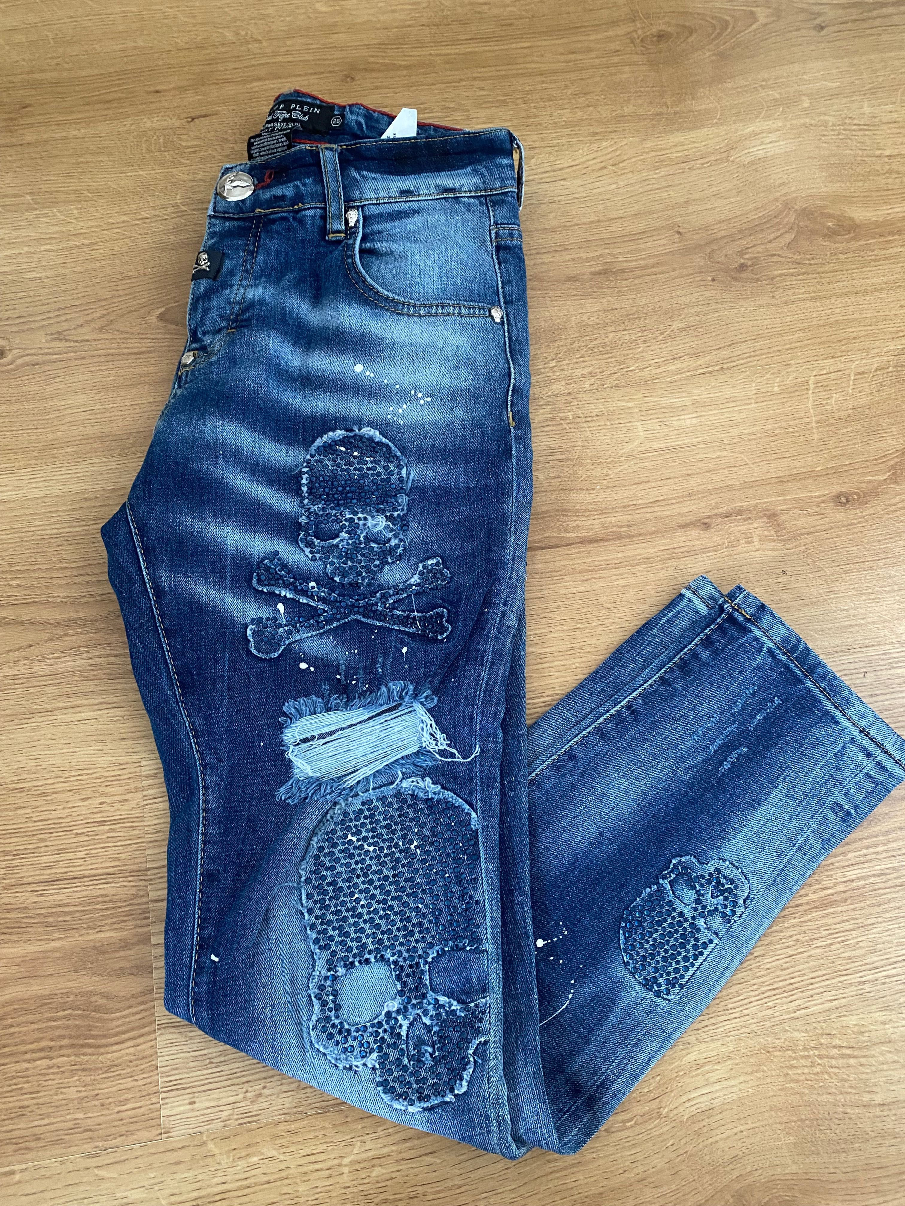 Spodnie jeansowe Philipp Plein Super Sexy Slim Unique