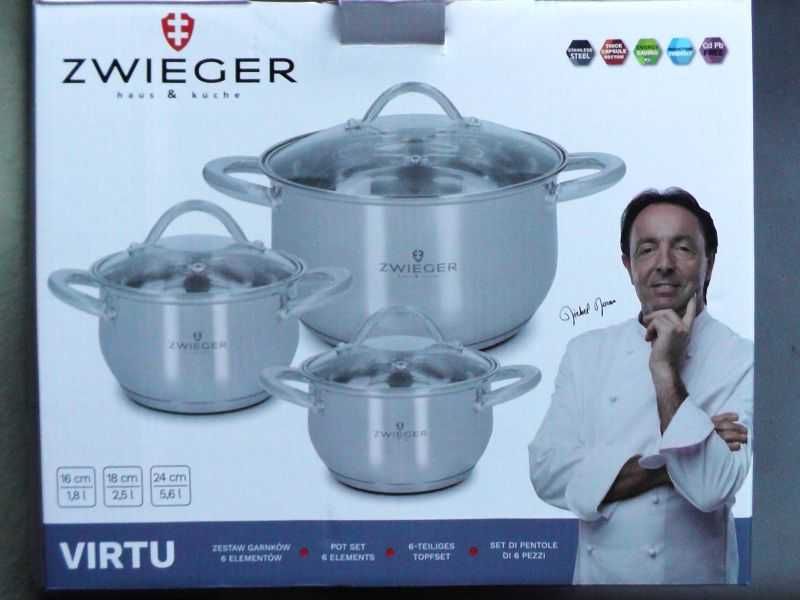 Zestaw garnków Zwieger Virtu 6 elementów