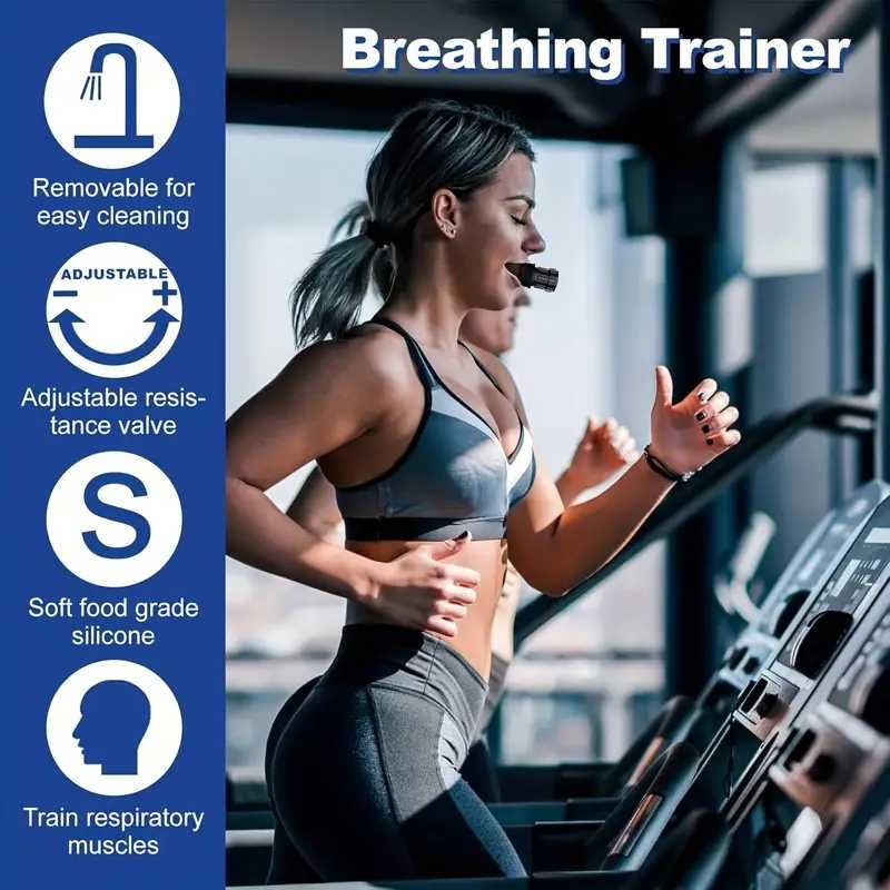 Treinador de Capacidade Pulmonar Portátil Exercitador de Respiração
