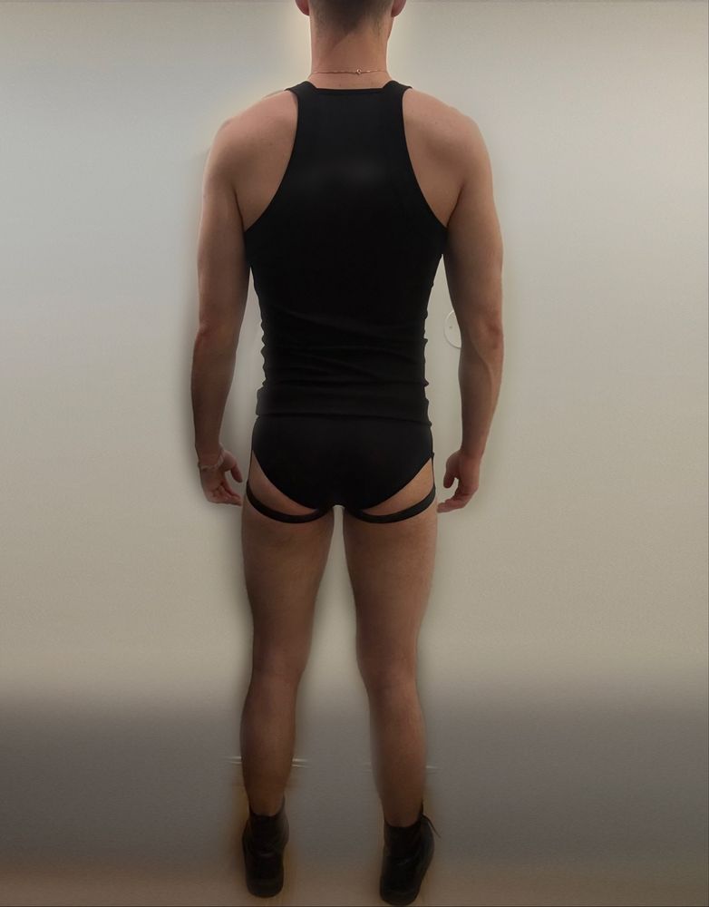 Męska bielizna /Typu  Jockstrap Bokserki