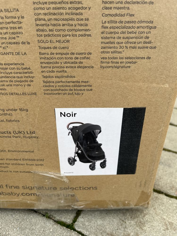 Wzózek spacerówka Joie signature noir
