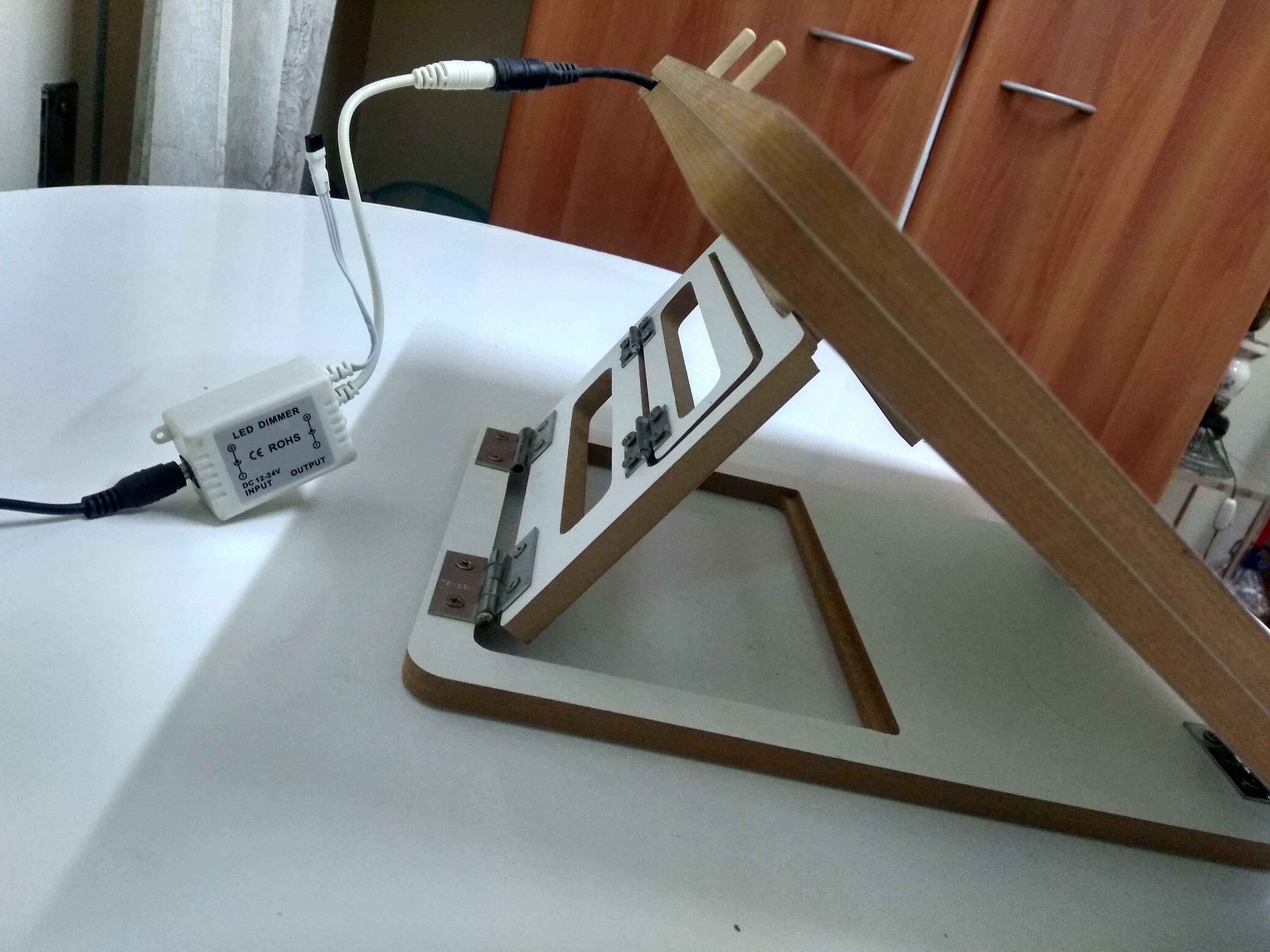 Mesa de luz LED para desenho usada