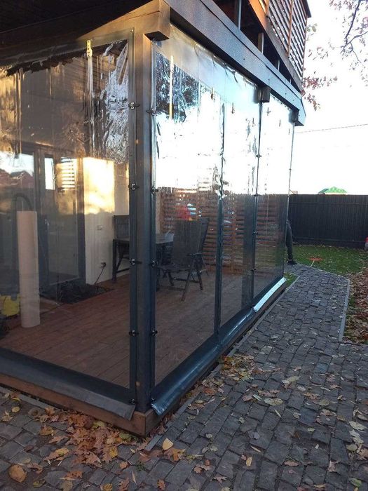 Вікна м'які-штори ПВХ для альтанки/тераси