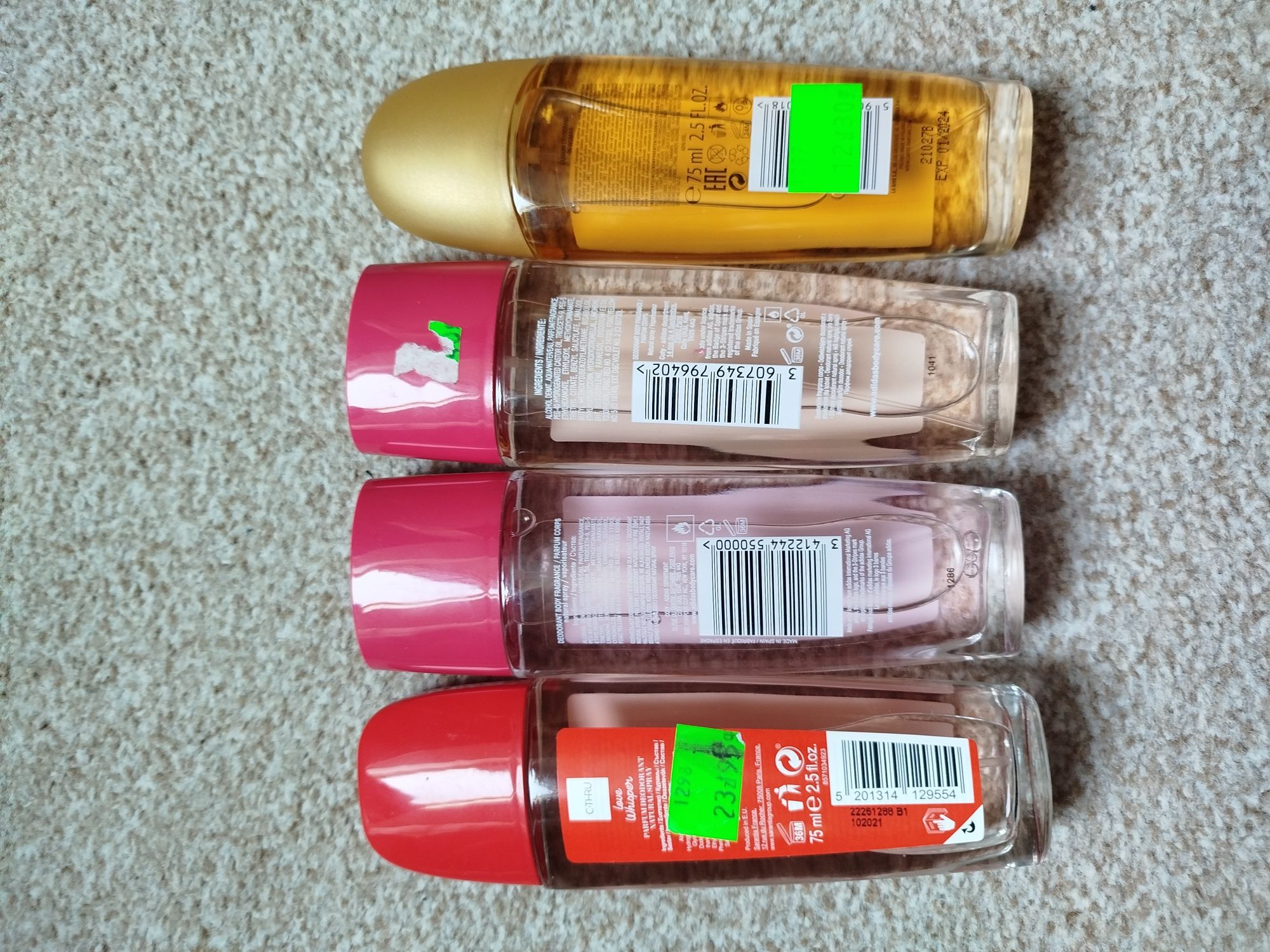 4 szt wody perfumowane adidas c.thru larive