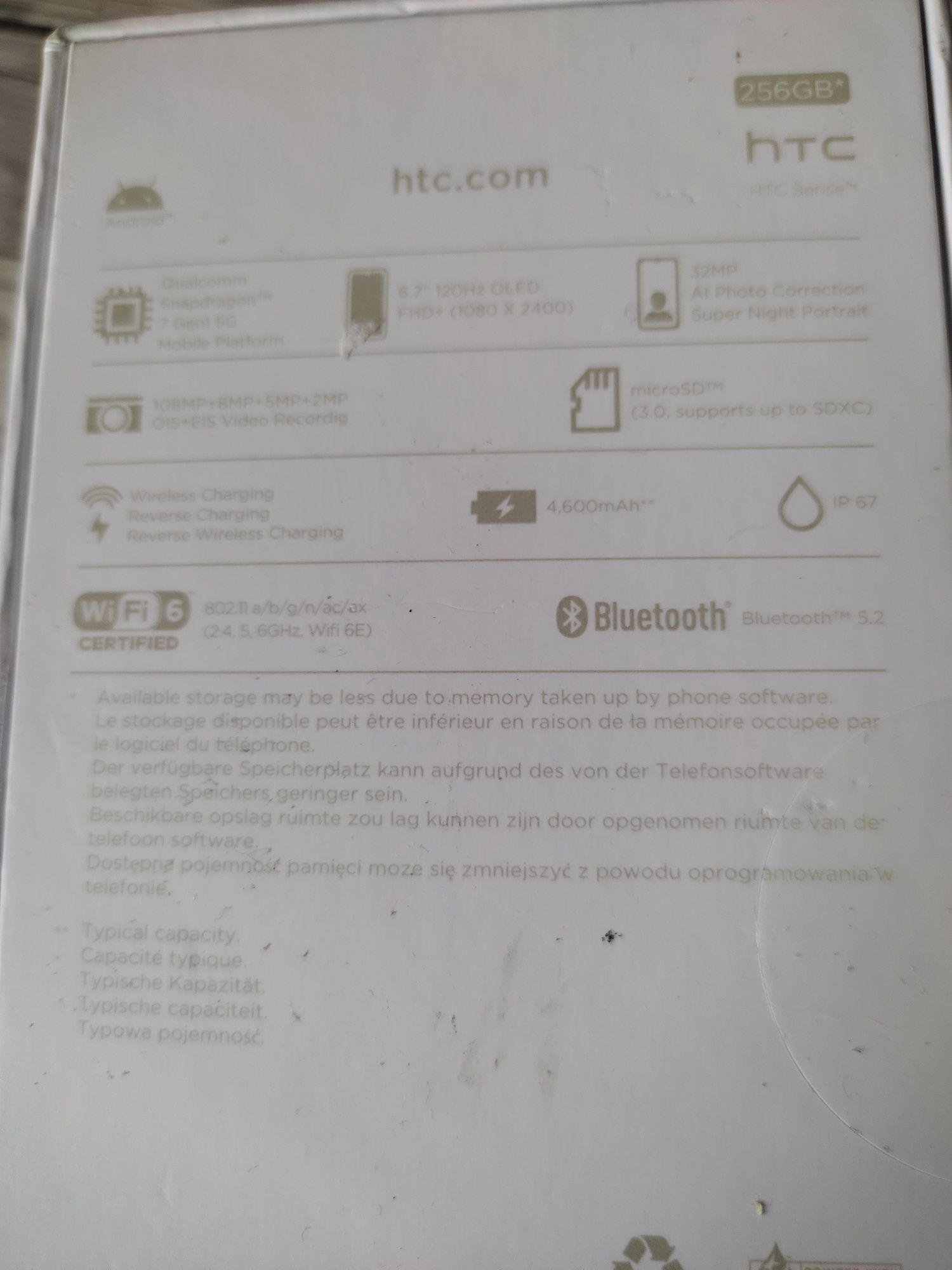 HTC U23 PRO 12GB RAM 256GB ROM nowy