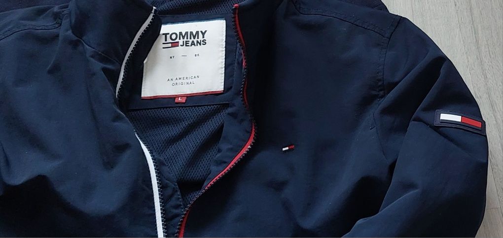 Tommy Hilfiger kurtka męska lekka bomber r. L