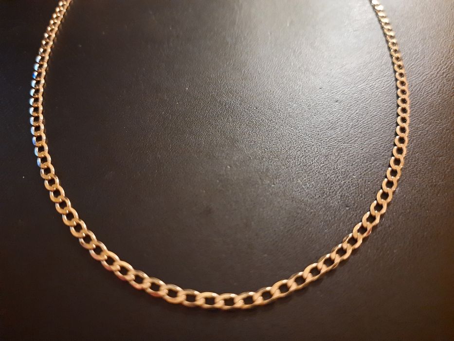 Złoty łańcuszek ŻÓŁTE ZŁOTO 333 pancerka 333 złoty łańcuch 53cm HIT!!!