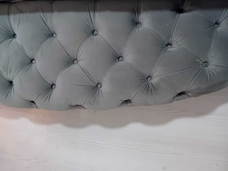 Cama redonda cinza