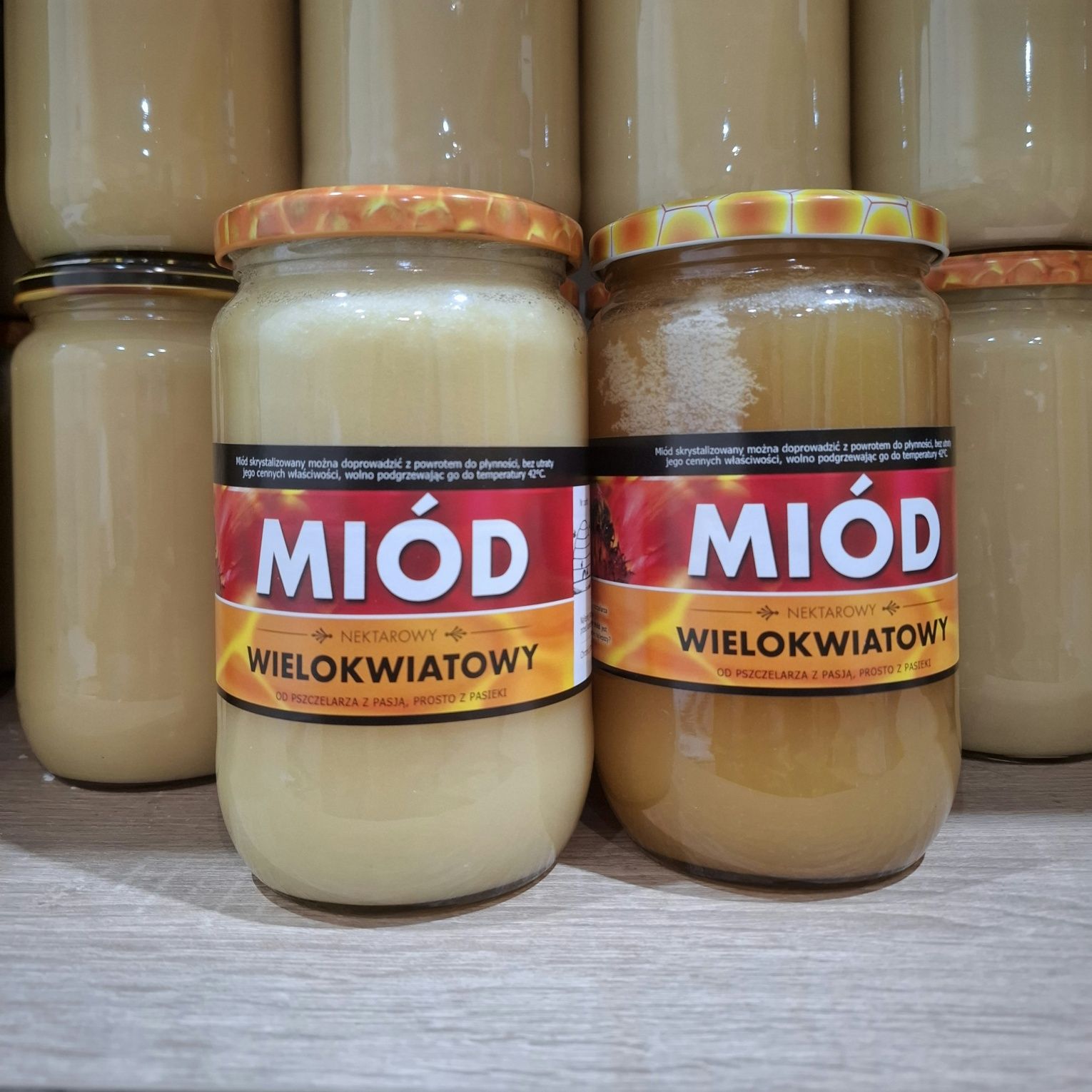 ** 2 Słoiki Miód wielokwiatowy– naturalny z własnej pasieki !**