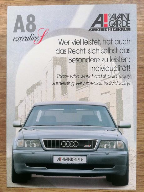 Prospekt Audi A8 A!AvantGarde