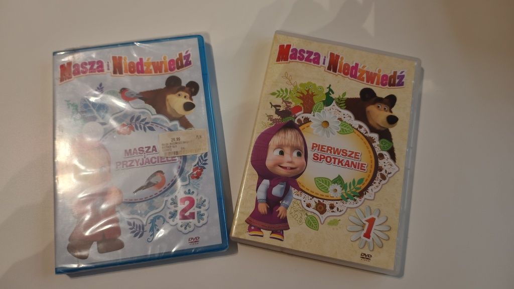 Masza i niedźwiedź, bajki na dvd