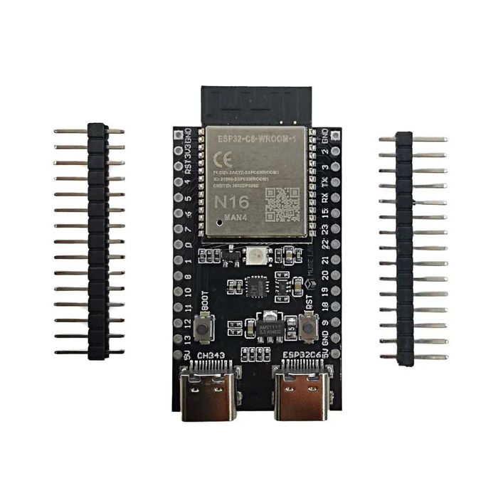 Development Board ESP32-C6-WROOM-1 N8 Zigbee, Thread, WiFi, Bluetooth