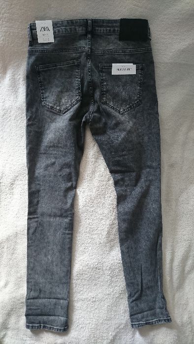 Jeansy, spodnie, dżinsy ZARA Man 38, 40 szare