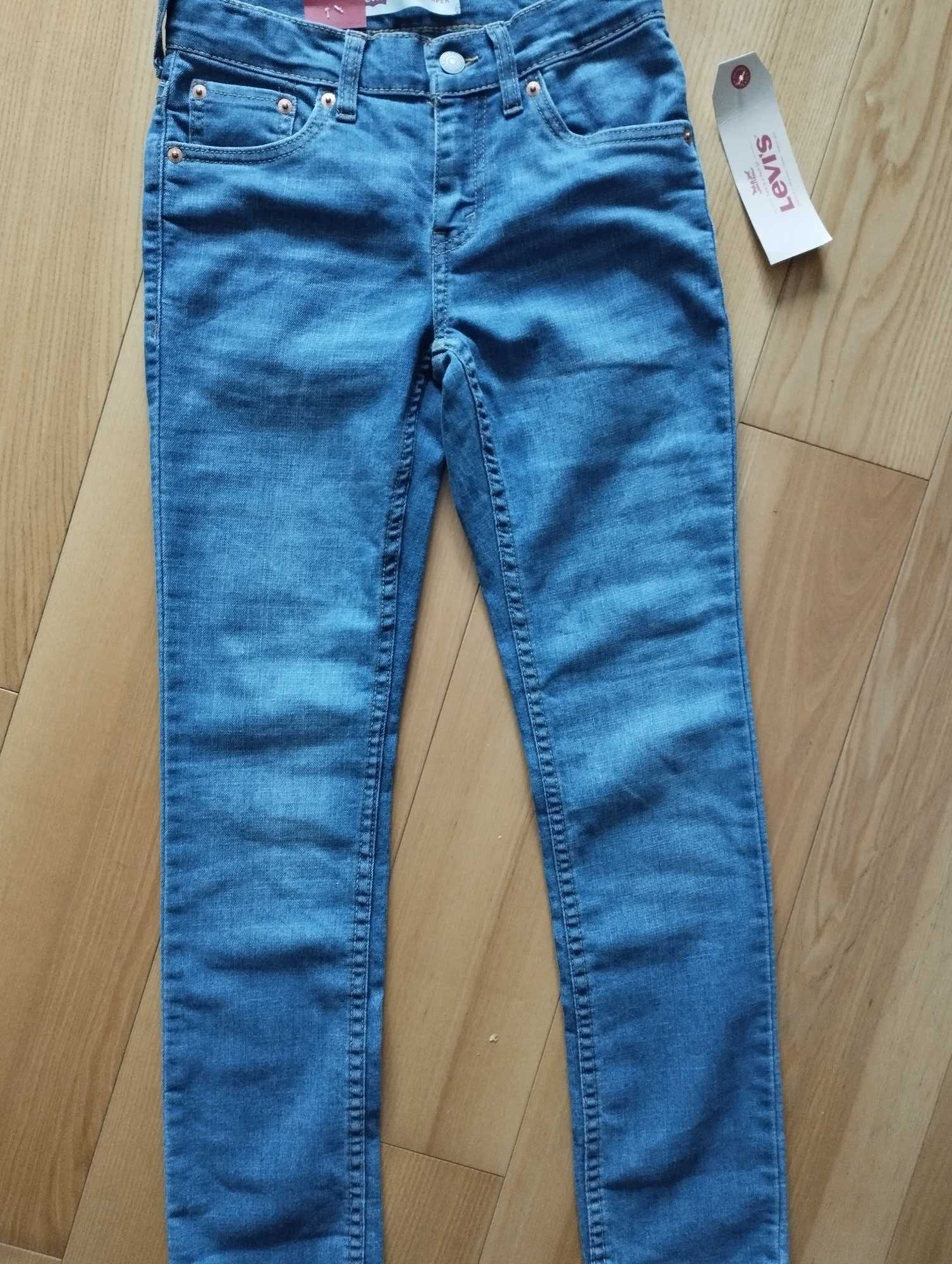 Nowe jeansy Levi's skinny 512 slim taper XS