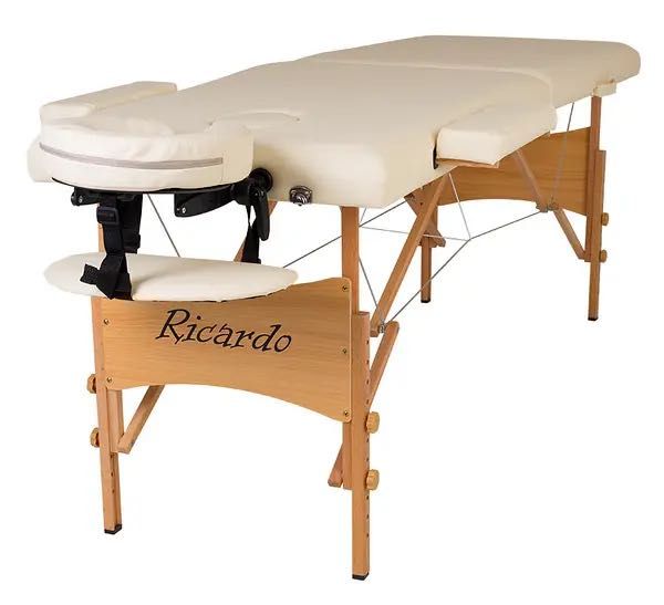 Масажний стіл Ricardo ROMA-60 (Массажный стол) Фіолетовий, Бежевий