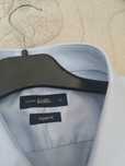 Camisa Giovanni Galli, tamanho 46, azull, a estrear