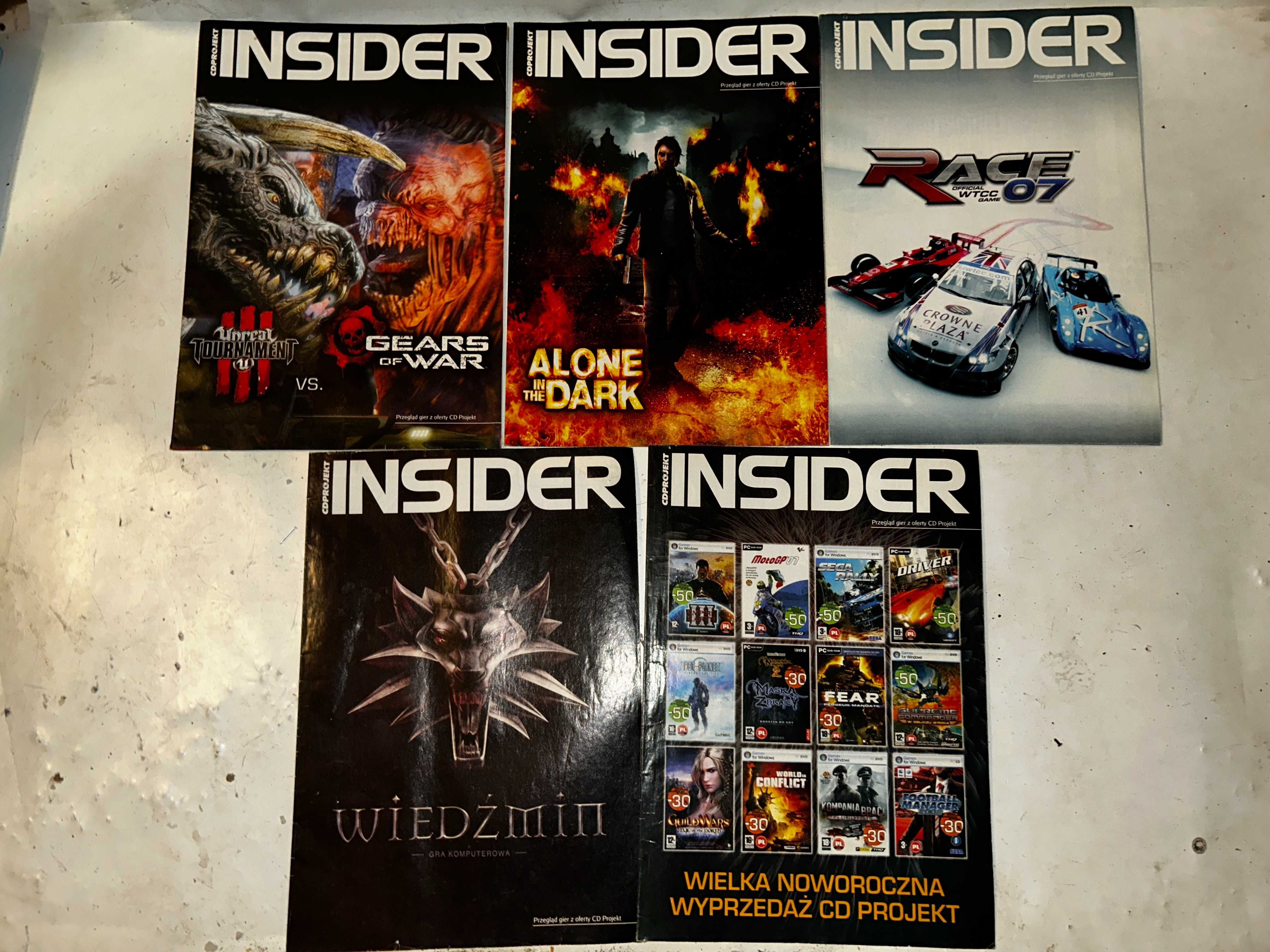 CD Projekt INSIDER z 2007 roku - 5 sztuk