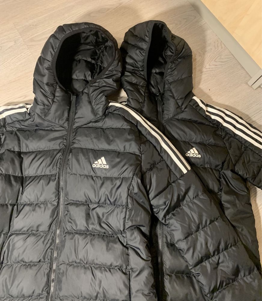 S i МКуртка ADIDAS Ess Parka пуховик пальто подовжена тоненька тепла