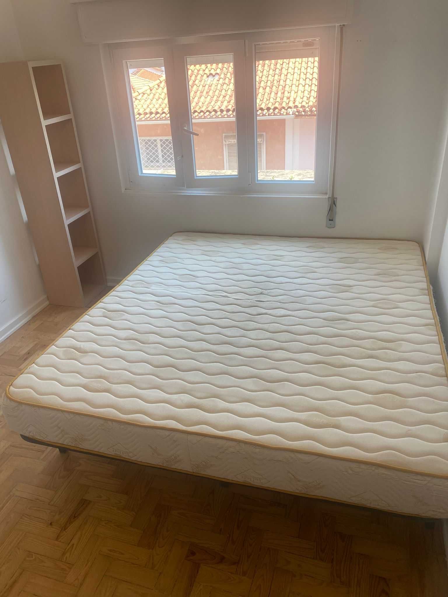 Colchão teflon ortopédico 180x200cm (usado) + cama