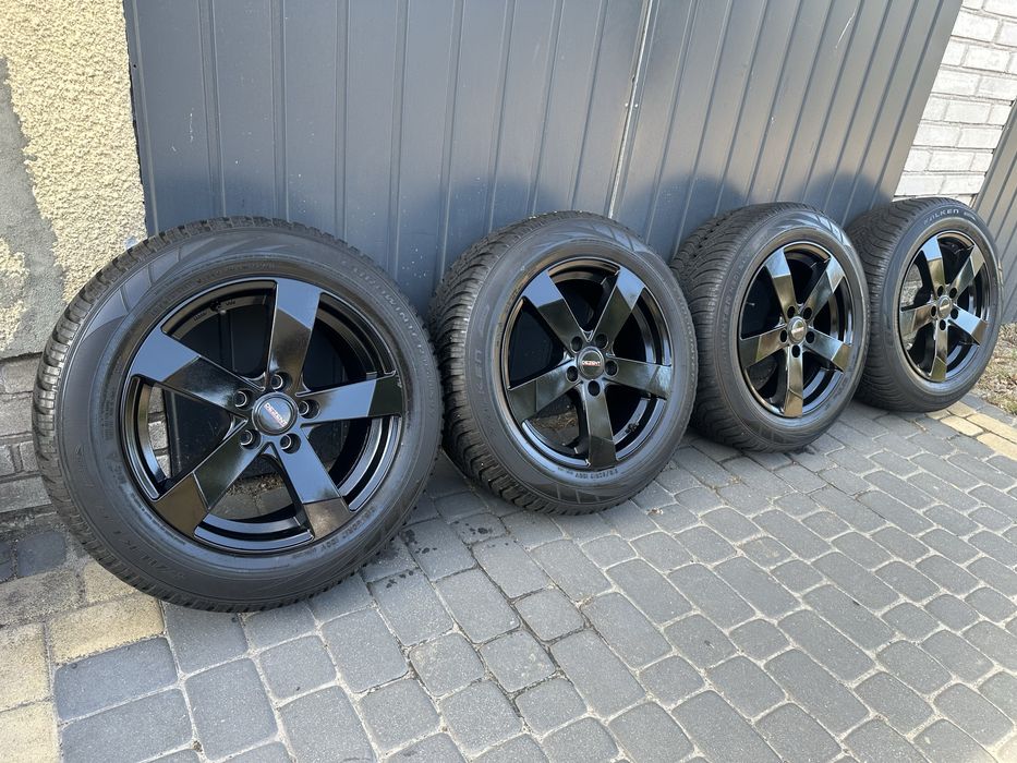 Alufelgi 17* (5x114.3) NISSAN 215/60 R17 FALKEN zimowe opony