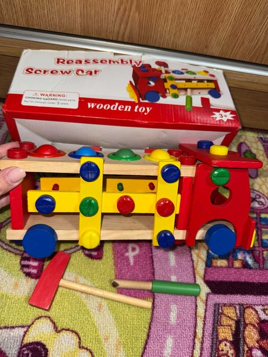 Деревянная машинка- стучалка