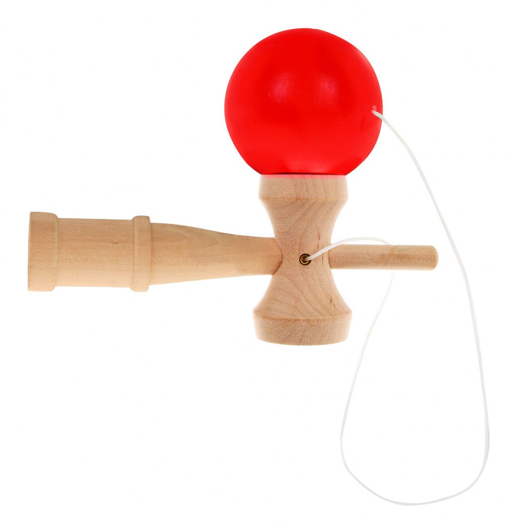 KENDAMA gra zręcznościowa dla dzieci czerwona